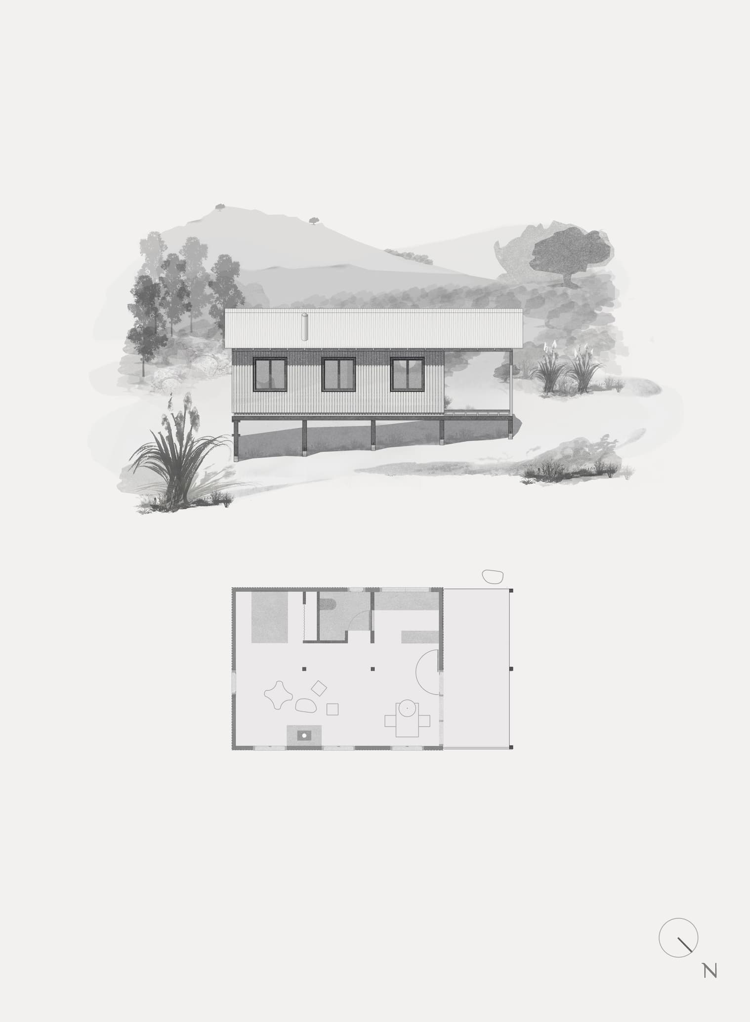 Cottage in Sierra del Tigre